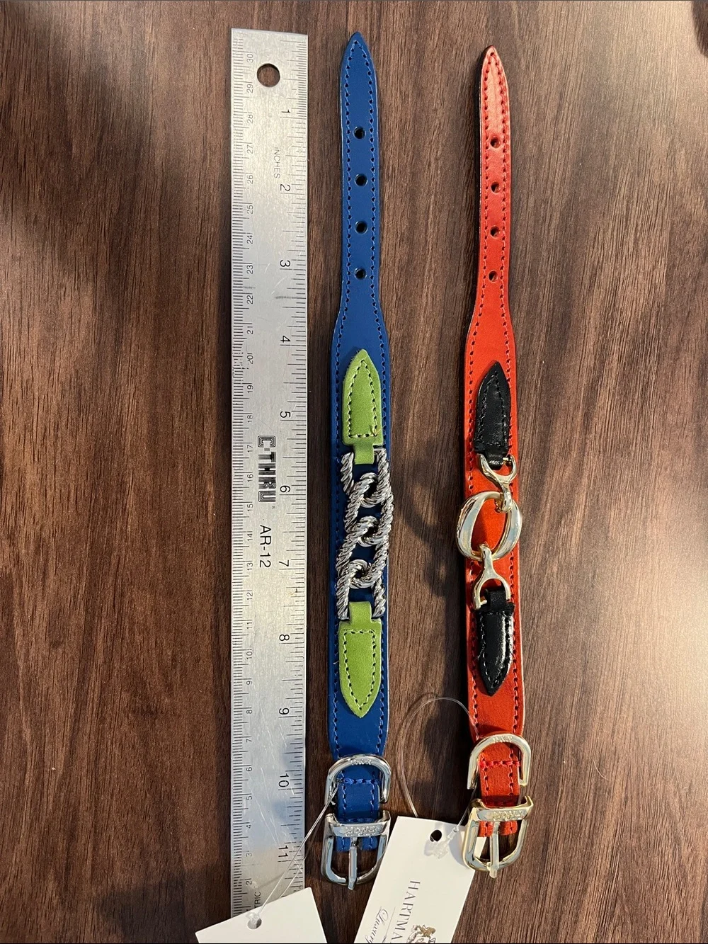 Pet Collar Set - Blue & Red